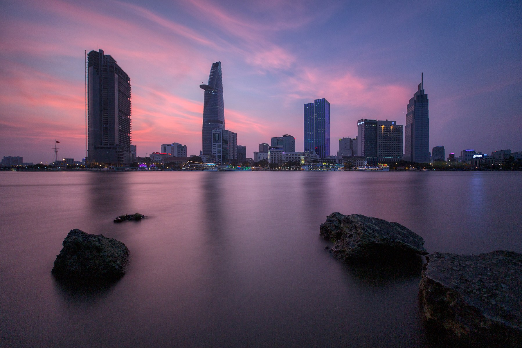 Ho Chi Minh City Skyline by Neil Ta, 2015.