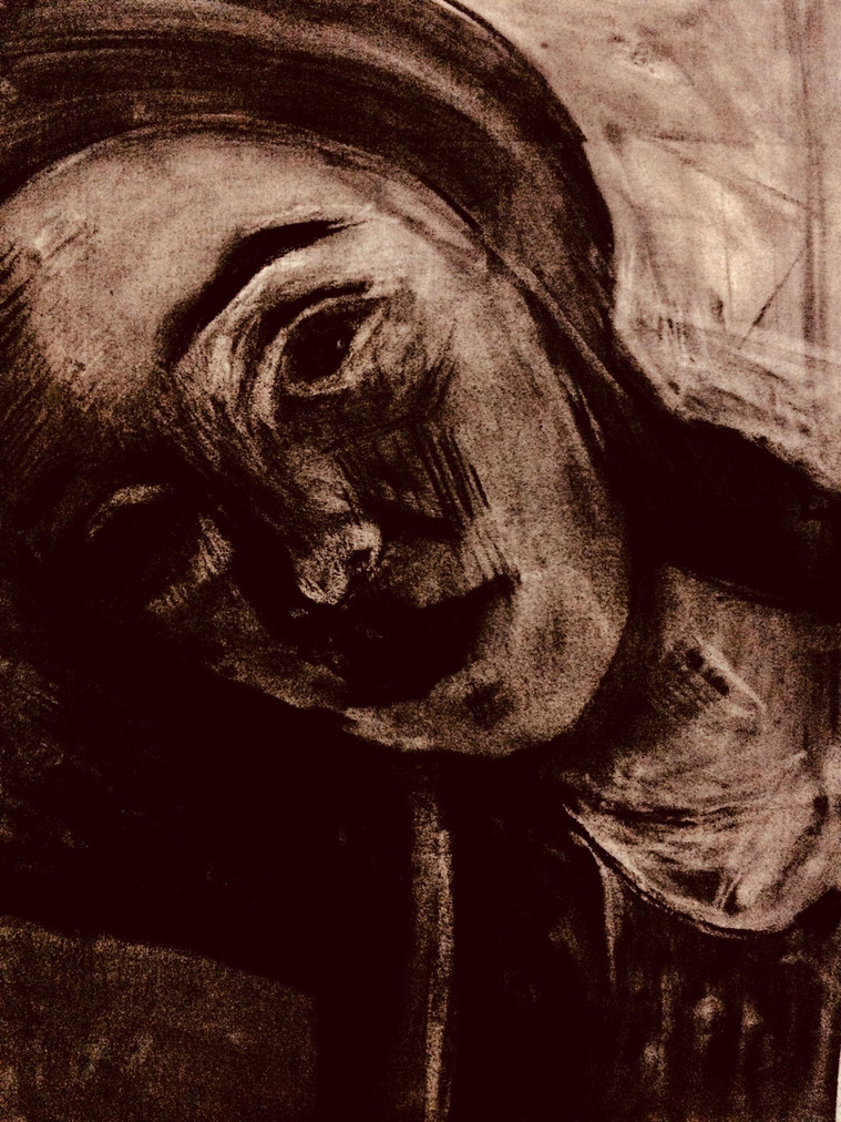 24X 36In Self Portrait 