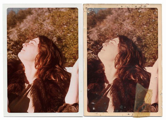 Carole Anita Ballew, in the mountains  outside of Pasadena, CA, 1973