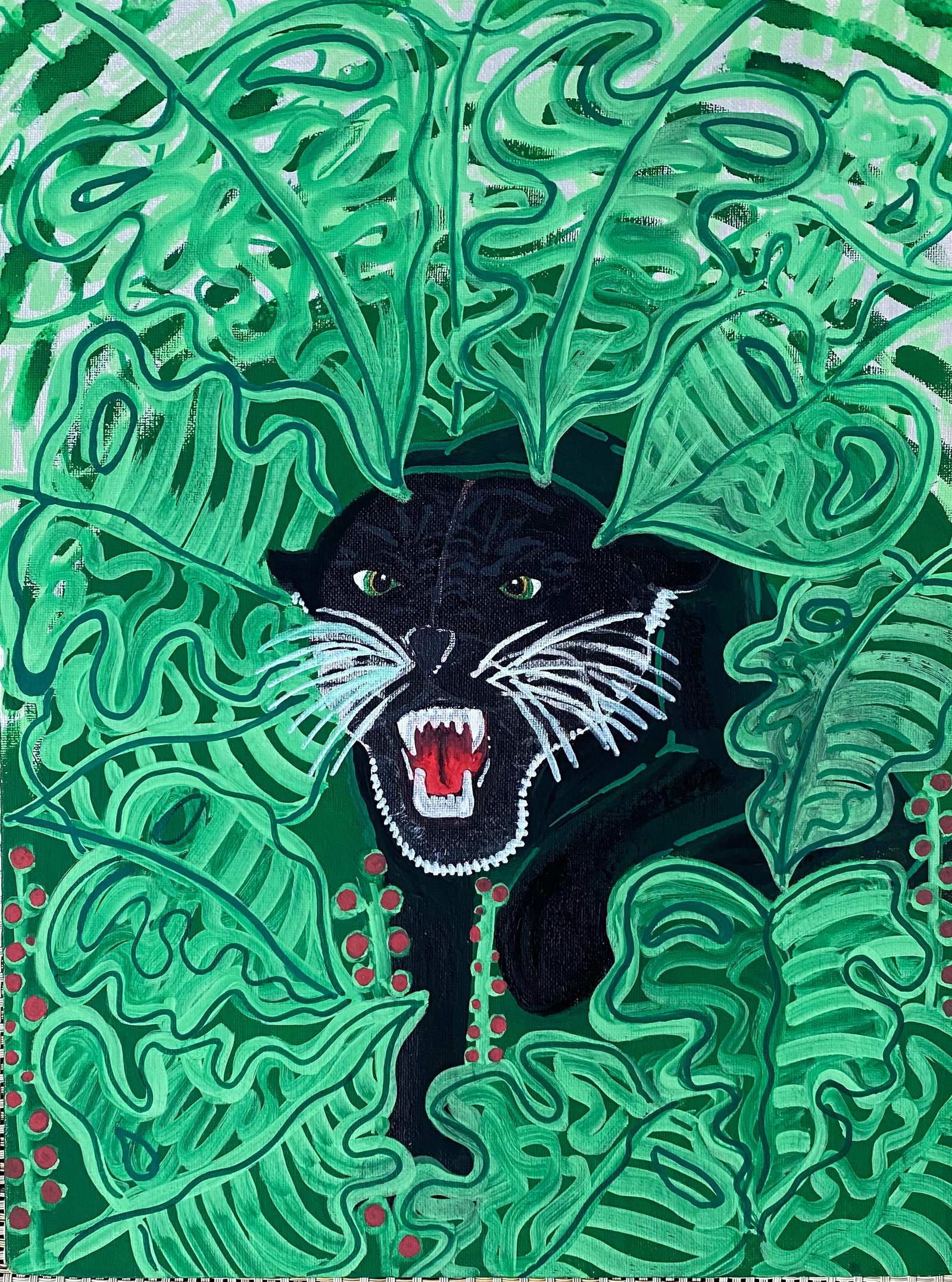 I started this painting back in middle school and decided to finish it as an adult. One of my passions is painting and honing different visual art skills. Thus working and finishing this piece years later, felt so full circle to me and brought me joy.