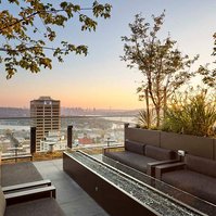 The M Seattle photographed by Andrew Bramasco. Architectural photography, architecture, photographer. skyrise

rooftop