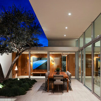 palm springs rancho mirage architecture architectural photography luxury real estate andrew bramasco twilight night 