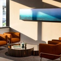 The M Seattle photographed by Andrew Bramasco. Architectural photography, architecture, photographer. skyrise

Lobby