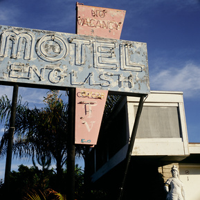 San Clemente, Bronica SQ, Medium Format, Motel English