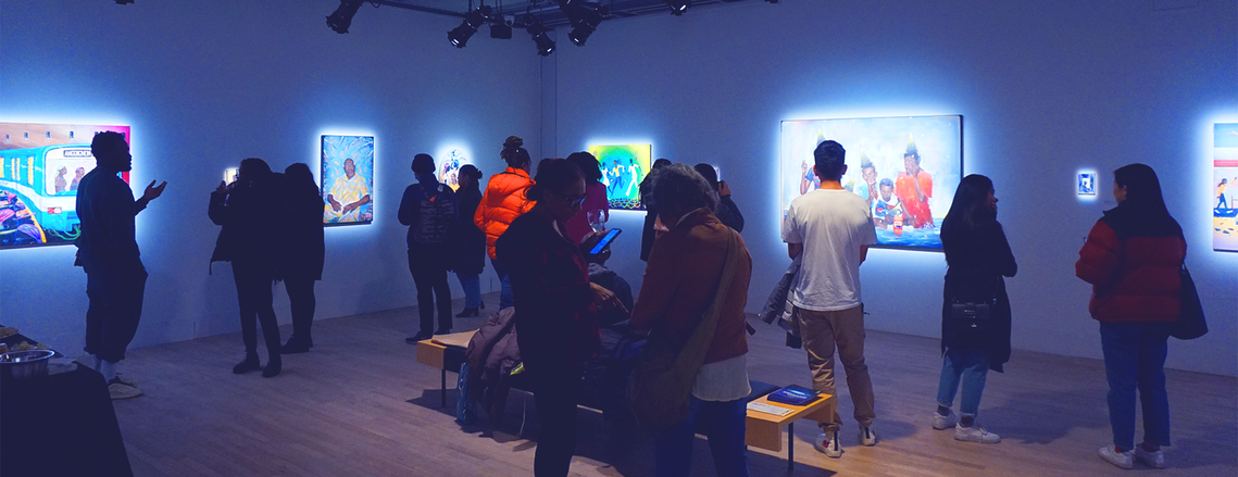 Sou Wout La exhibition. 
The solo exhibition took place at La maison de la culture Notre-Dame-de-Grace Montréal, QC from November 24th 2022- January 8th 2023
