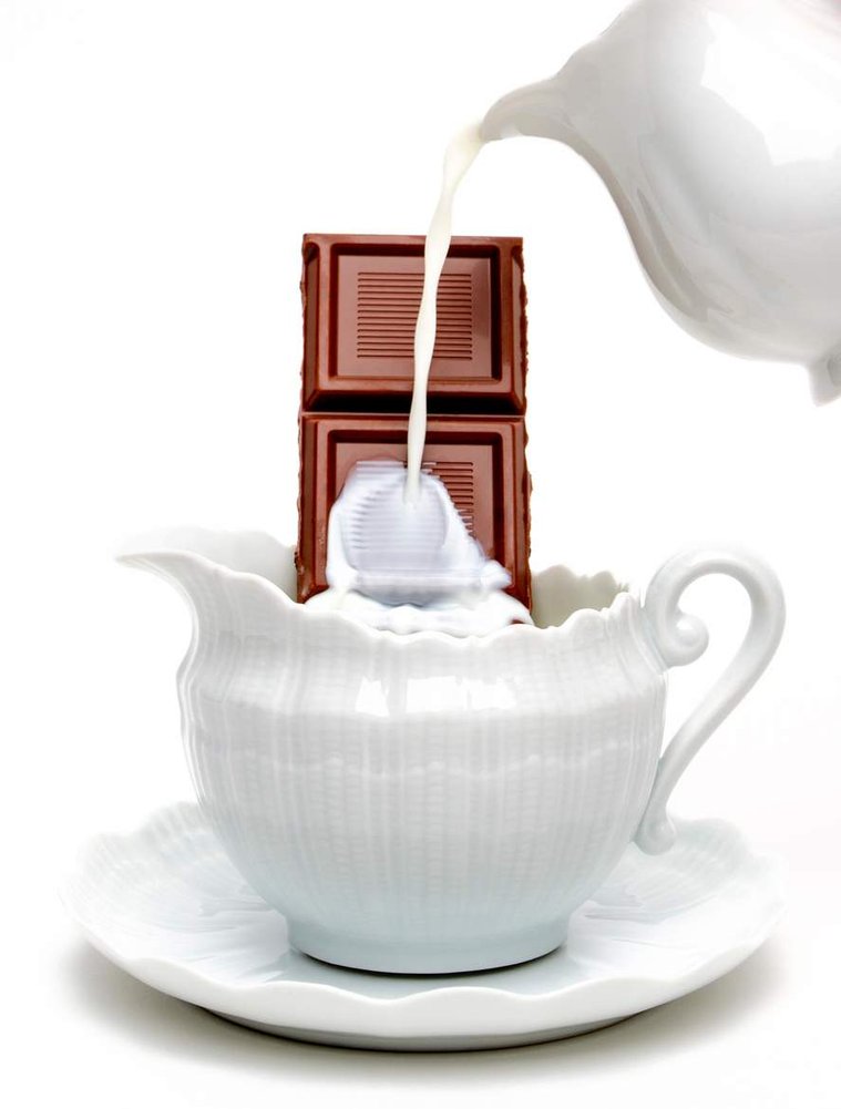 Chocolade advertentie