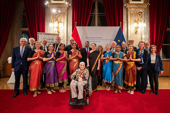 Botschafterdes Ministeriums, PaN Vorstände, ÖIG Vorstände, Natya Mandir Dance Company, 29.10. 2024