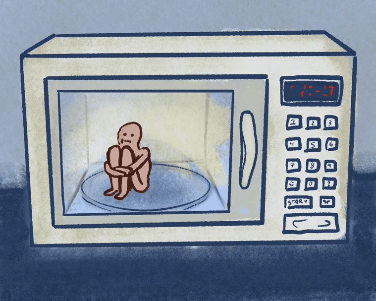Microwave Man: A silly animated GIF.