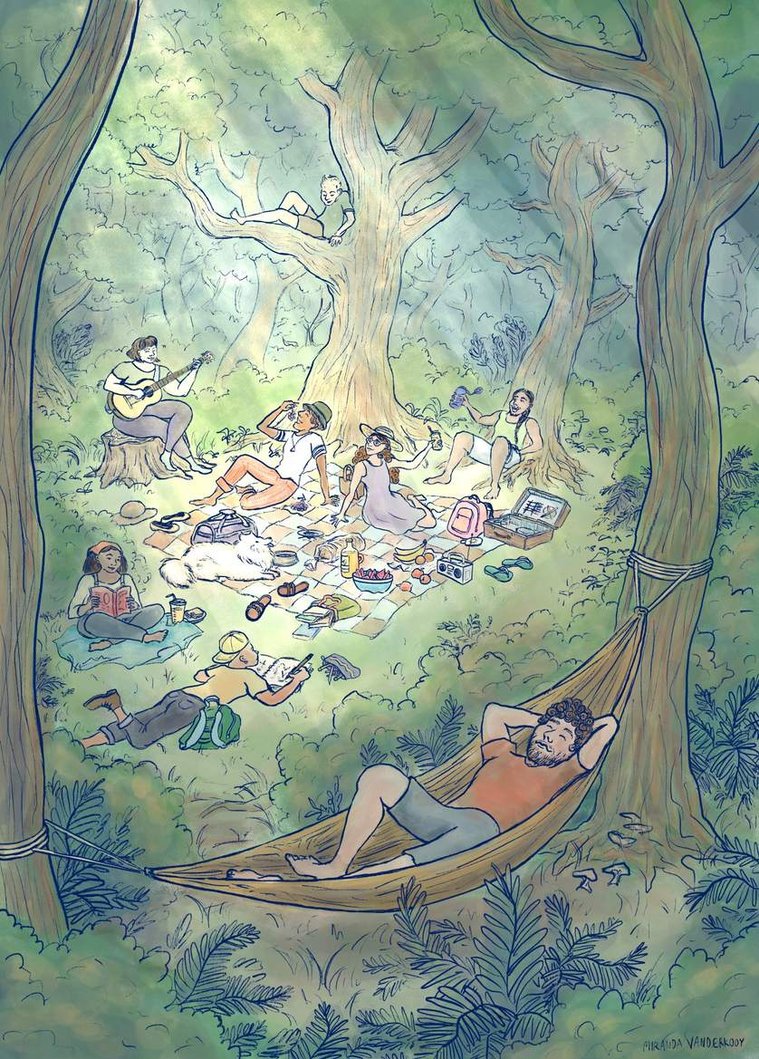 The Forest: An exploration of Rococo-esque escapism in a modern setting.