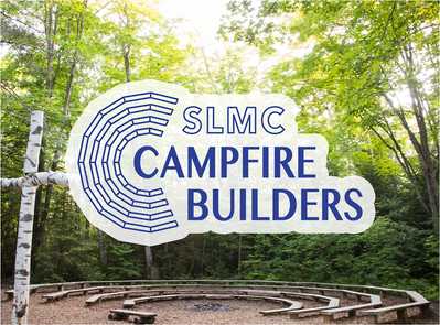 Logo for SLMC's Campfire Builders fundraising campaign