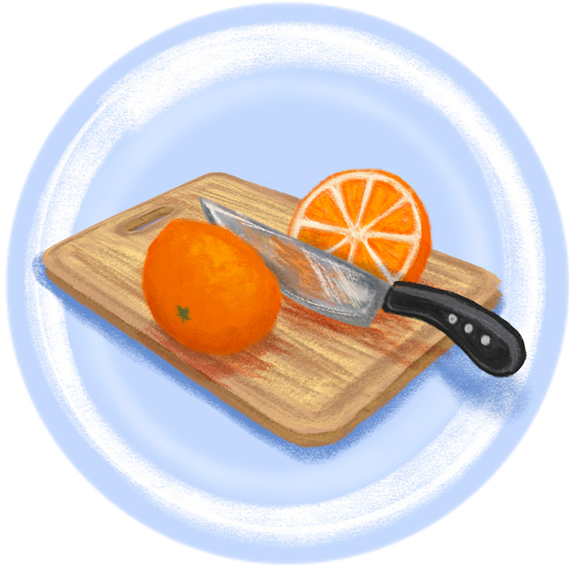 How to Cut the Perfect Orange Slice - Step 3