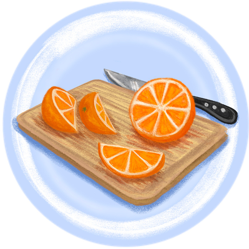 How to Cut the Perfect Orange Slice - Step 5