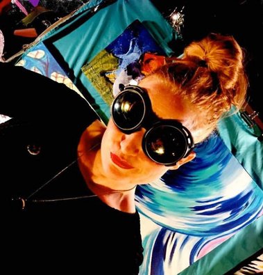 Rock On Photo - Concert, Band and Artist Photography - Photo of artist & painter Mary League  