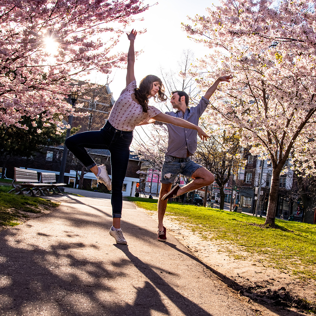 Cherry Blossoms & Dance in Trinity Bellwoods Blog Seanna Kennedy's