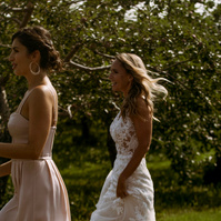 Montreal Wedding Photography Bride and Bridesmaid Candice Pantin Verger Jude Pommes Quebec