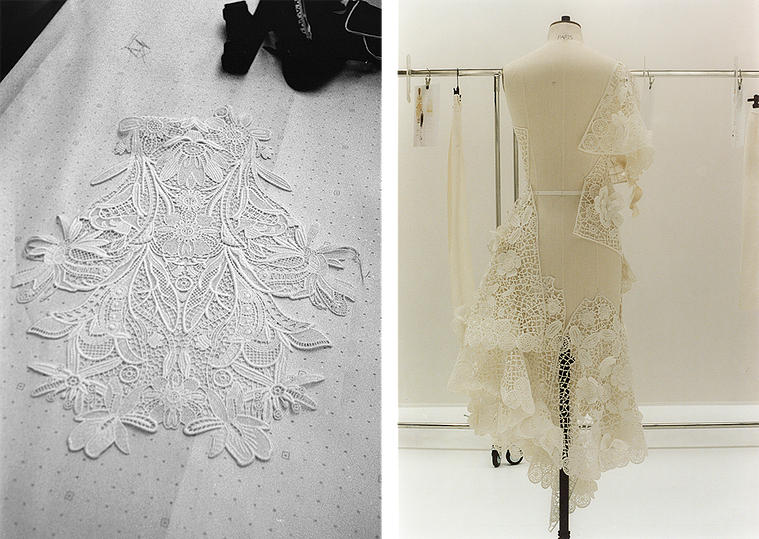 Liam Leslie's photograph of the Alexander McQueen SS20 Lace dress