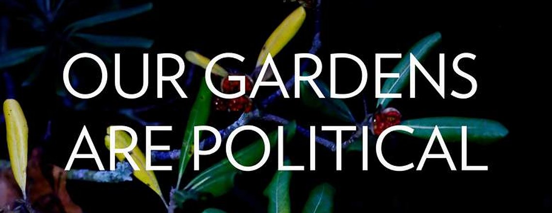Planting trees, political garden, environmental art, carbon offset, restoration, ecology, Constanze Flamme