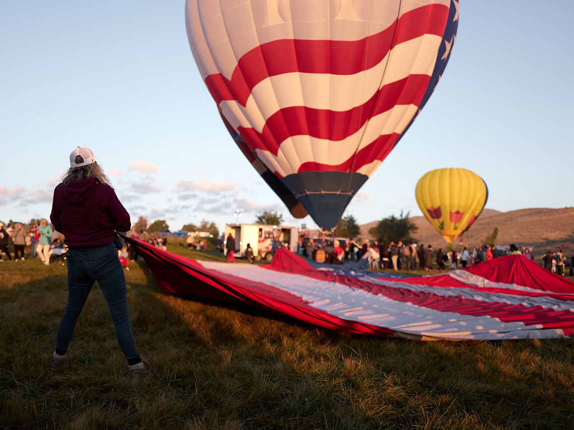 Balloons at the Reno Balloon Race in Reno, NV. Reno, NV photographer