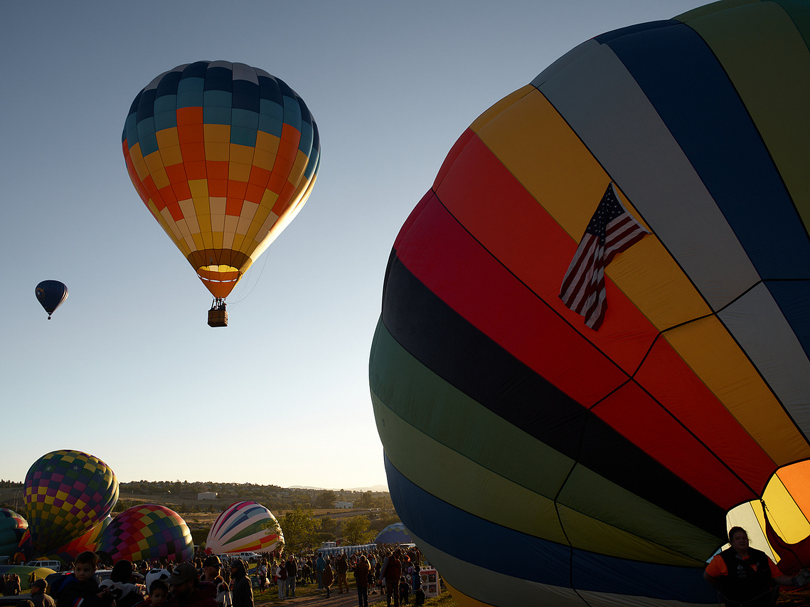 Balloons at the Reno Balloon Race in Reno, NV. Reno, NV photographer