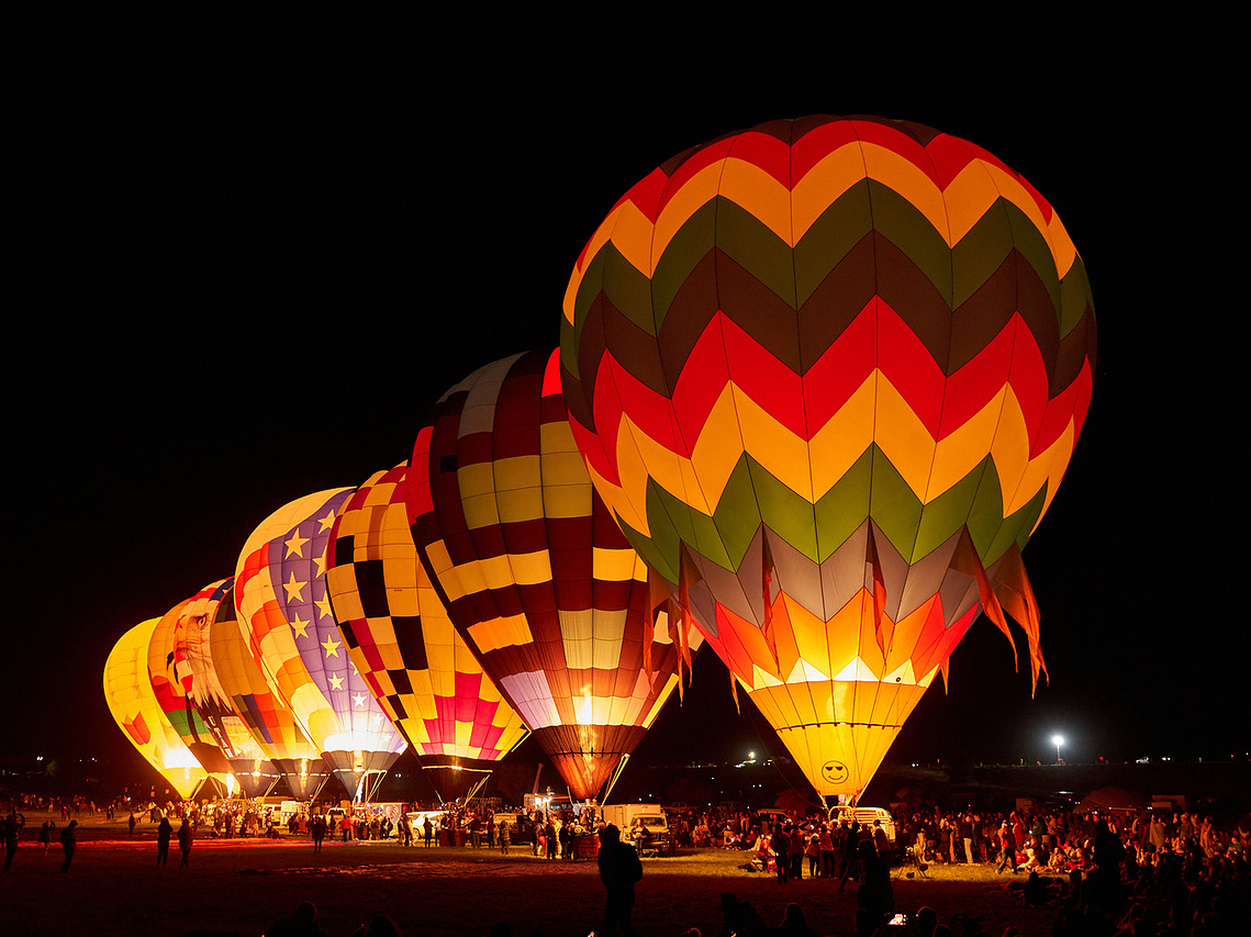 Balloons at the Reno Balloon Race in Reno, NV. Reno, NV photographer