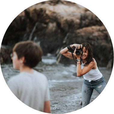 West Roxbury photographer Korri Leigh Crowley photographs a teen boy on the beach