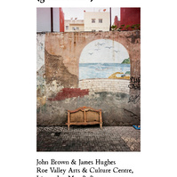 Poster for exhibition postcards ghostwritten 