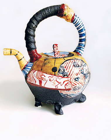 Setoguro,kiseto,kizeto,teapot Japanese style,kinstugi,Yobitsugi,Laree teapot 