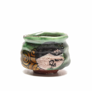 ぐい飲み　、アロンサイス、Terra-cotta sake cup , guinomi , sake cup 