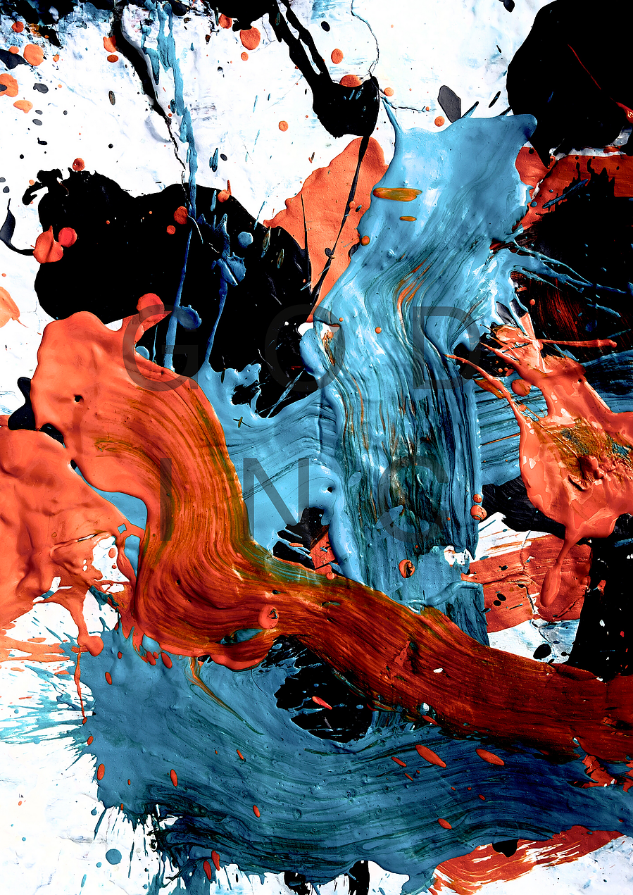 Kokoro heart feeling character written in clay abstract calligraphy abstract art 