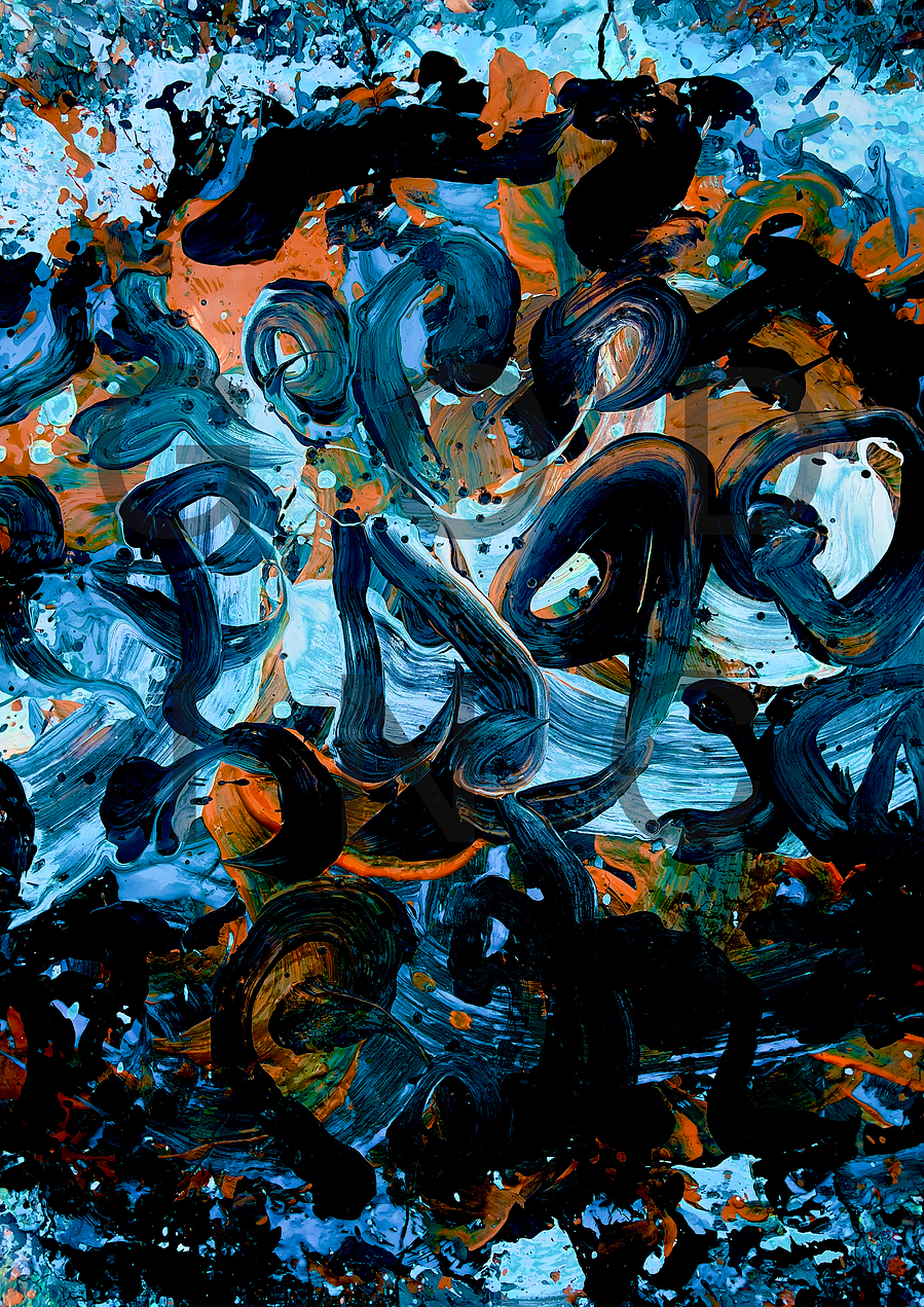A Nietzsche poem abstract art in clay 