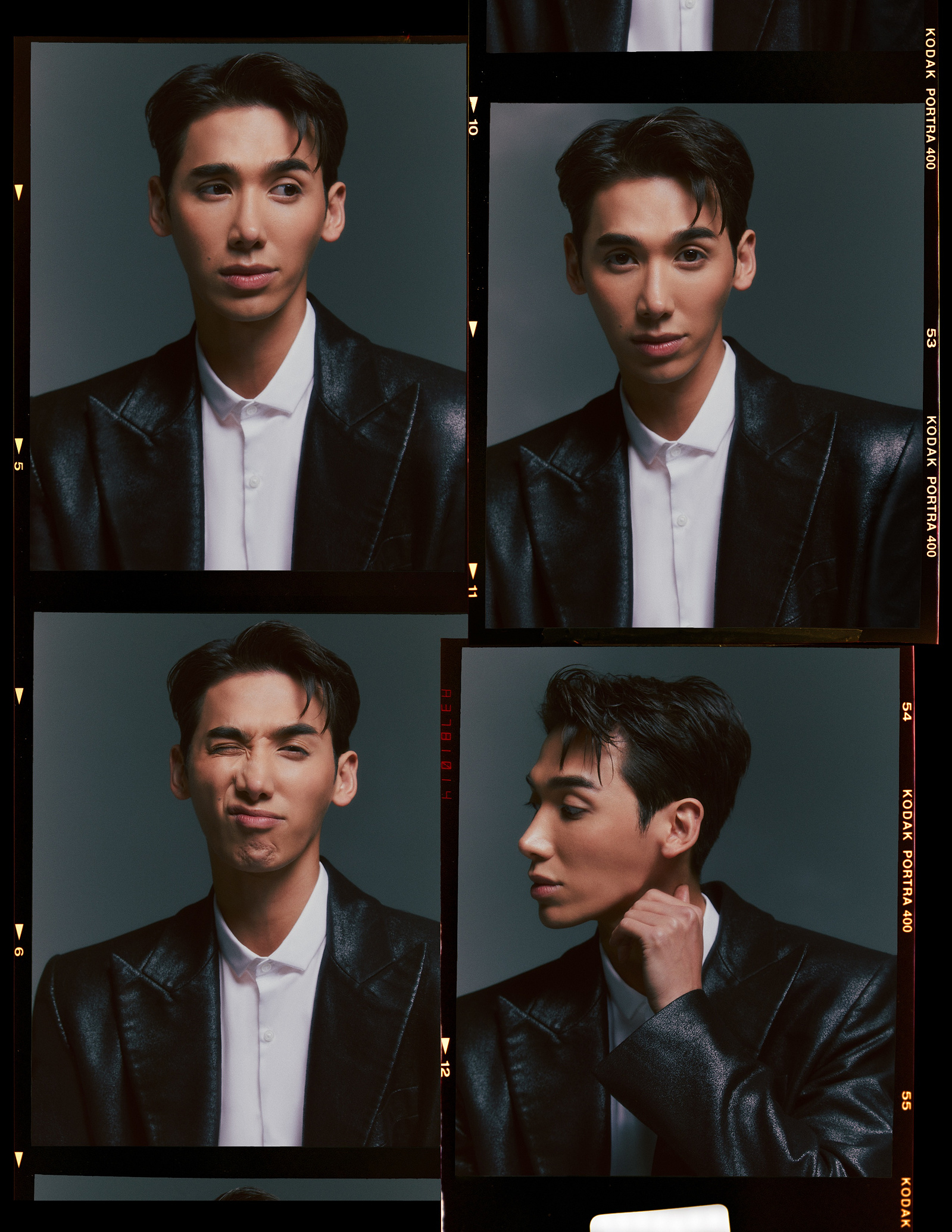 TikTok sensation and fan-favorite contestant of RuPaul's Drag Race, Vietnamese-American drag queen Plastique Tiara  out of drag, wearing a tailored blazer and white button-up shirt.