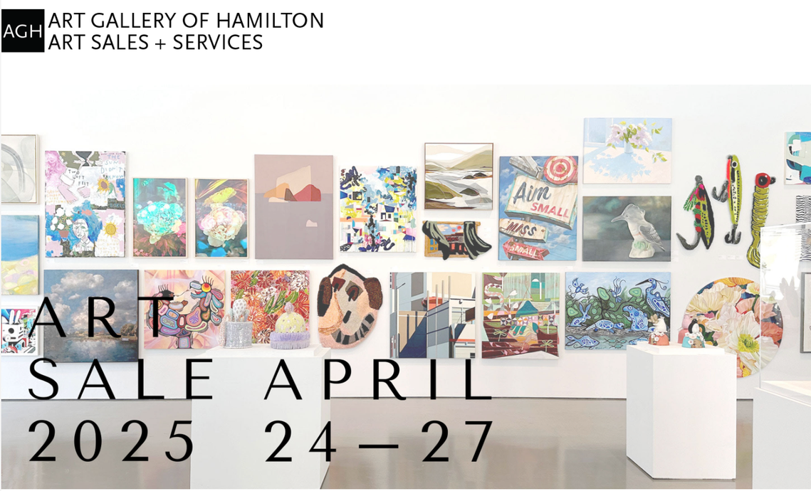 Art Gallery of Hamilton Art Sale - April 24-27th, 2025