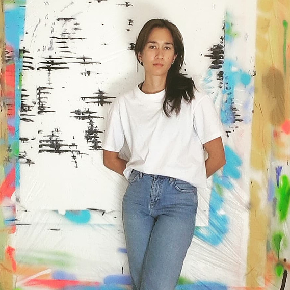 Biography, Artist Tintin Cooper in her Berlin Studio, 2018