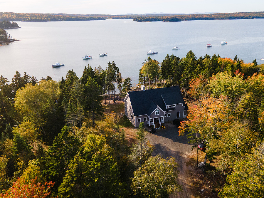 Arial Drone Photography Maine Real Estate  