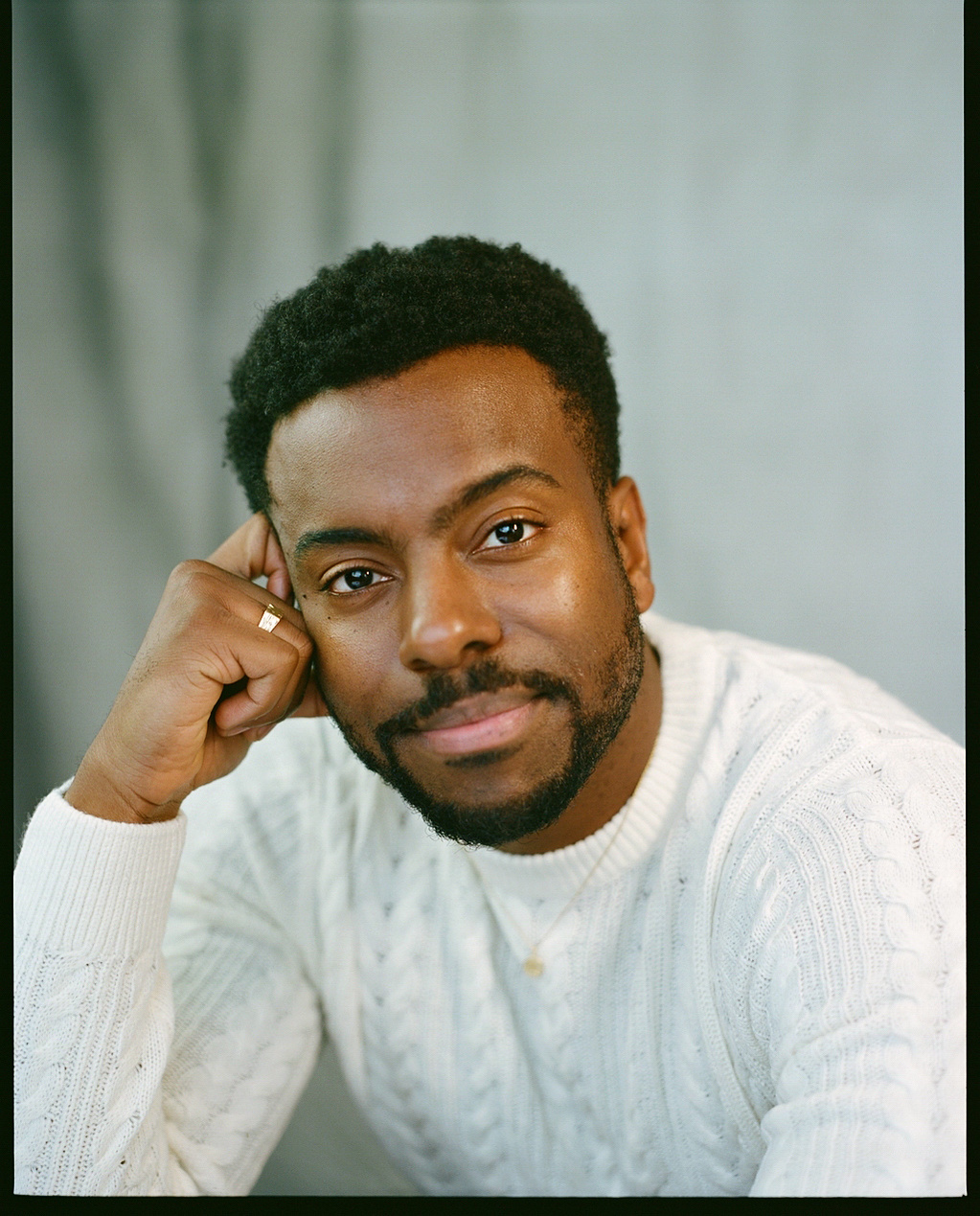 Portrait of Akemnji Ndifornyen, the writer and creator of Famalam, from Soho House Notes