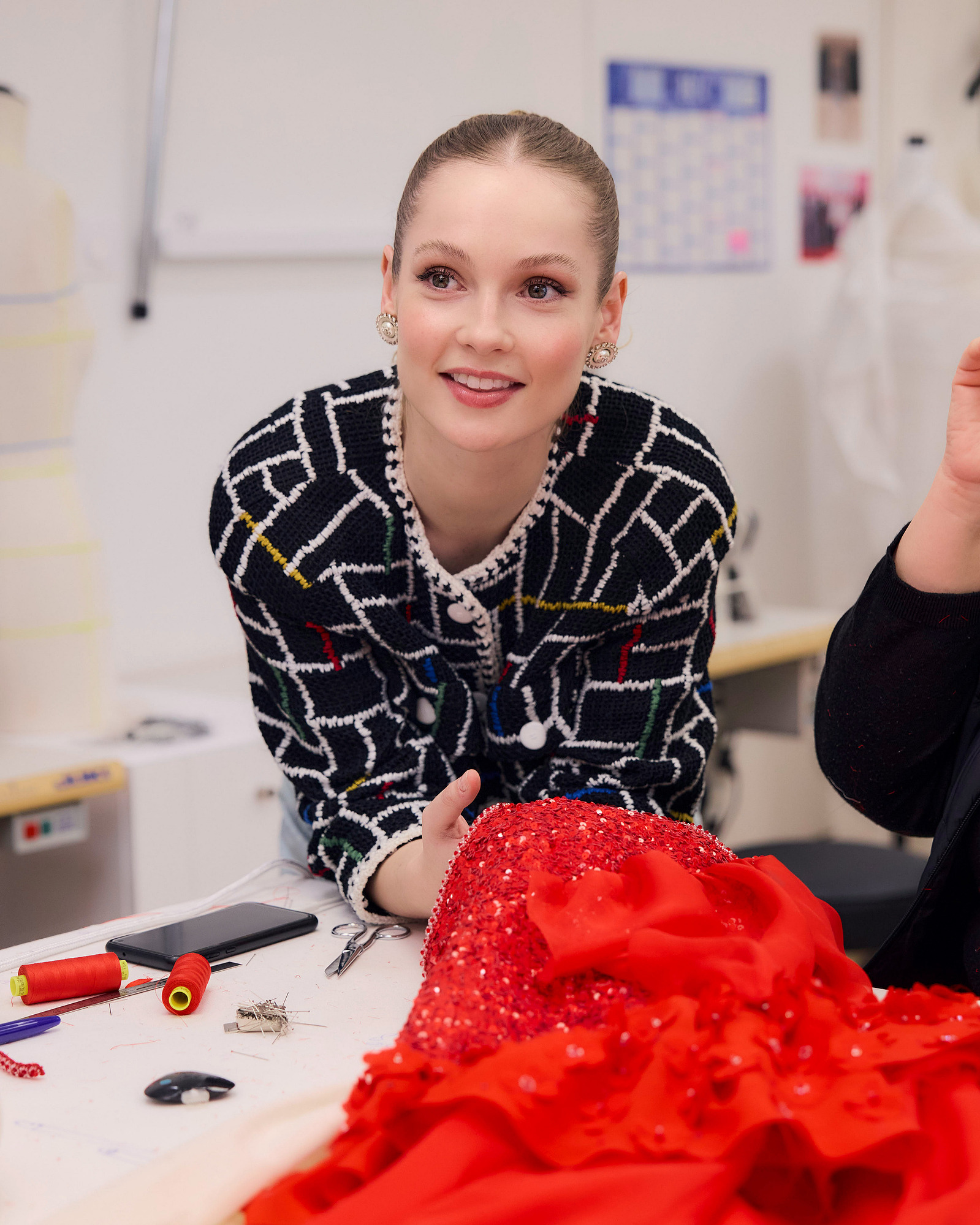 Hannah Dodd for Chanel at Paris Fashion Week