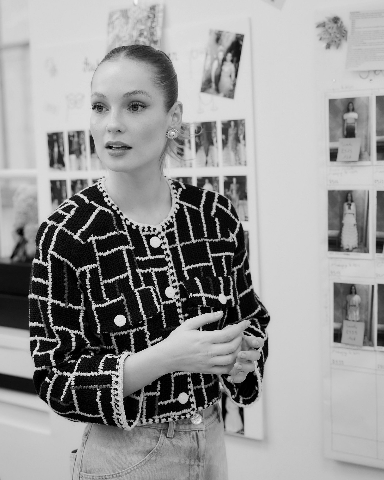 Hannah Dodd for Chanel at Paris Fashion Week