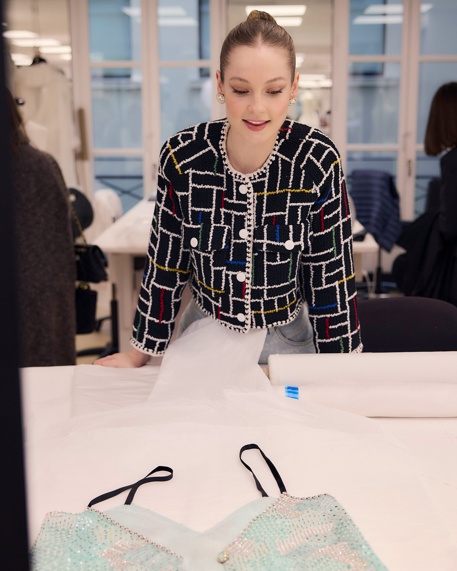 Hannah Dodd for Chanel at Paris Fashion Week
