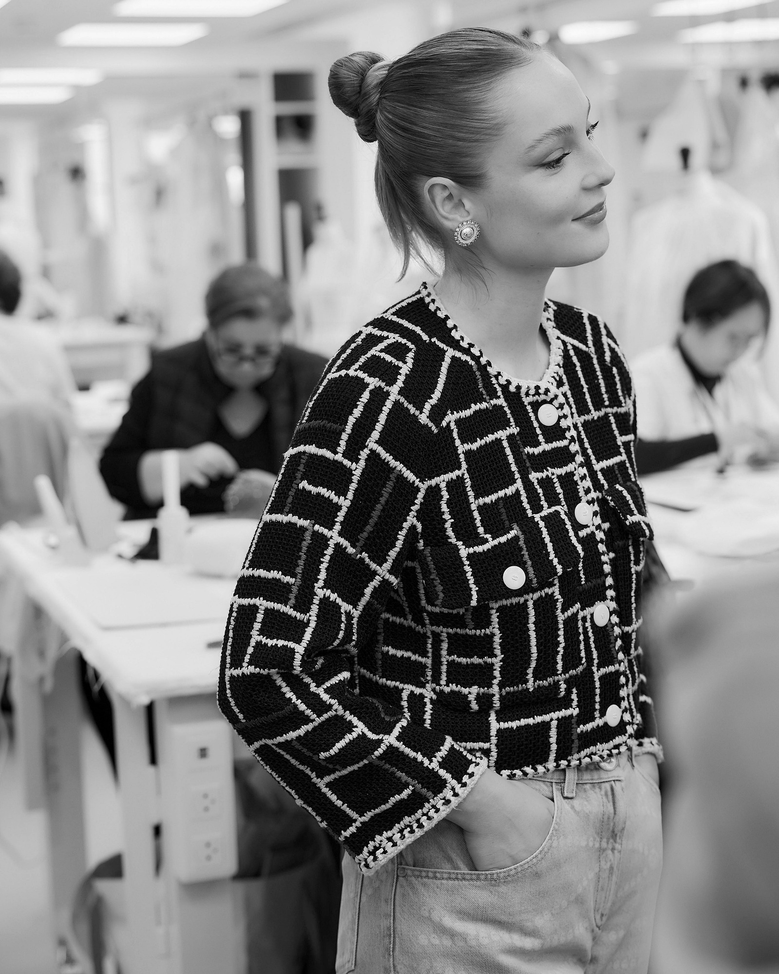 Hannah Dodd for Chanel at Paris Fashion Week