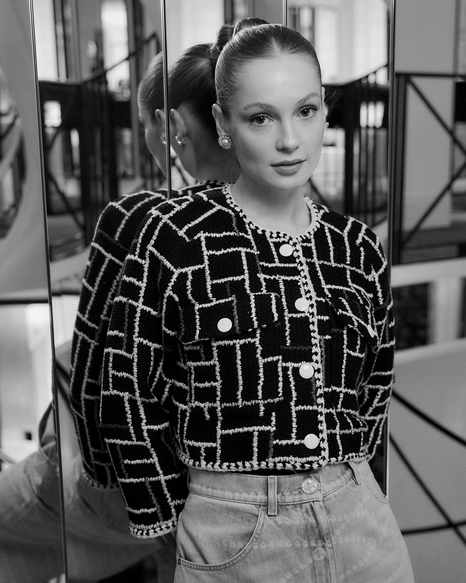 Hannah Dodd for Chanel at Paris Fashion Week