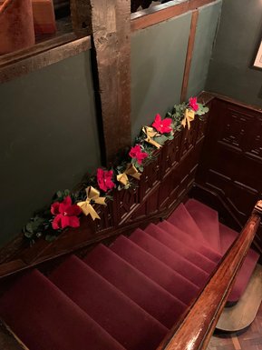 Hind's Head Paper Paper Flower Xmas Staircase Decor