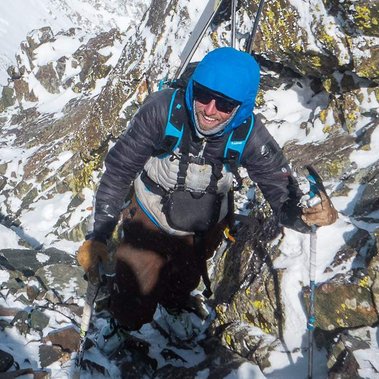 Photographer Jesse Levine backcountry skiing - Cameron Pass, Colorado