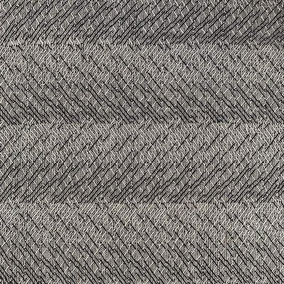 handwoven fabric with right and left facing diagonal stripes by Joost Post