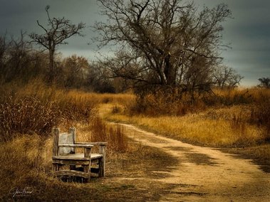 Bench on Trail, Cibolo Nature Center, Boerne, TX