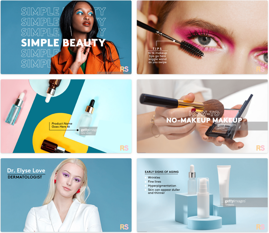 Identity mockups for a series on Beauty products reviews and tutorials. Art Direction: Caitlin-Marie Miner Ong, Creative Direction: myself.