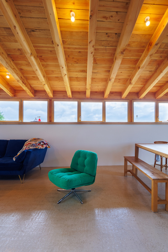 Projet de transformation d'une grange en maison Salle à manger rénovation maison Ardèche