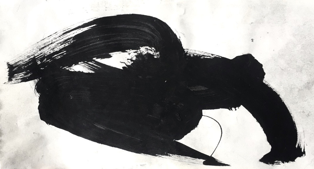 Acrylic paint on paper 
