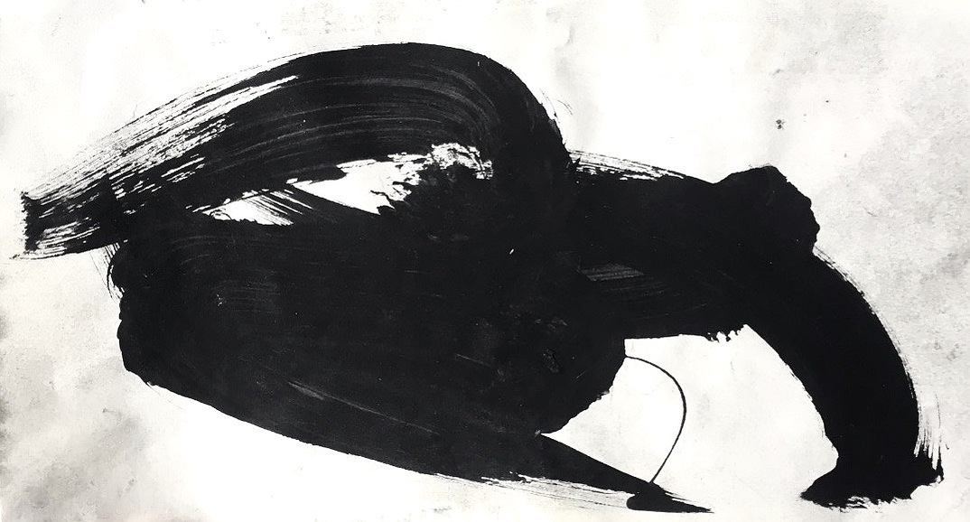 Acrylic paint on paper 