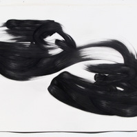 Everything's Measured in Distance From You Drawing | Graphite on watercolour paper, 67" x 42.5"
