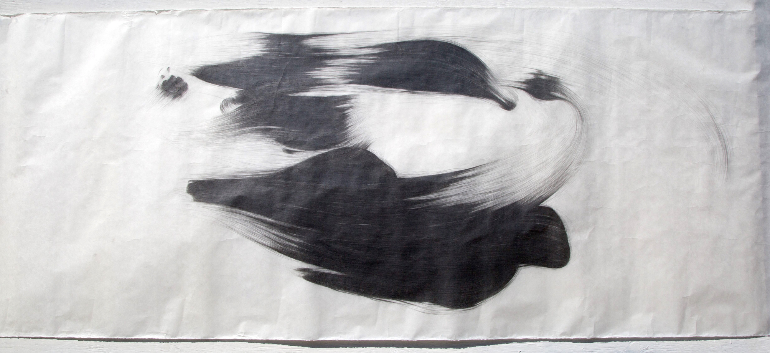 Pick Up the Water | Graphite on paper, 42.5